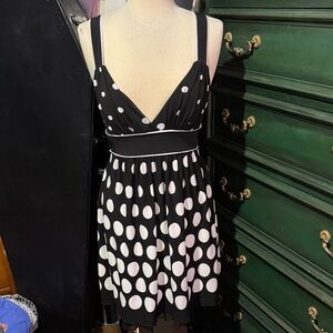 Black and White Polka Dot Dress